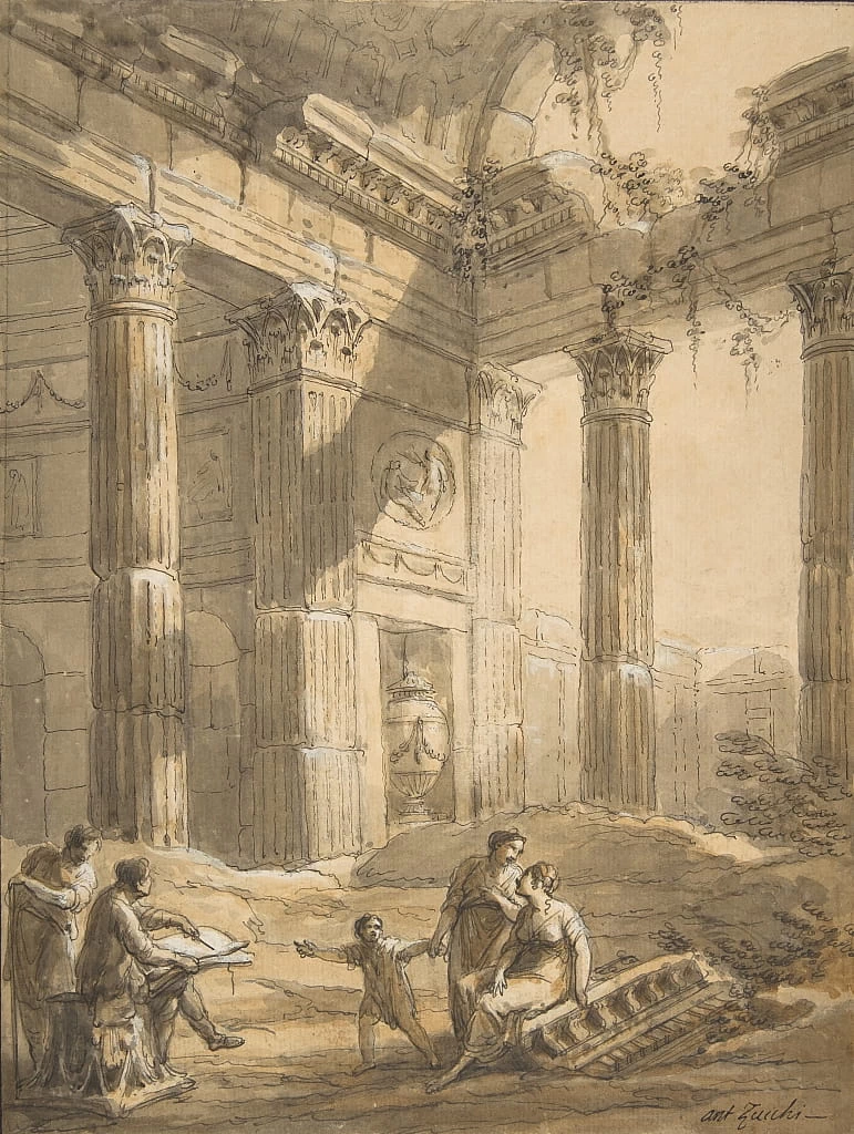 Artista tra le rovine - Metropolitan Museum of Art, New York